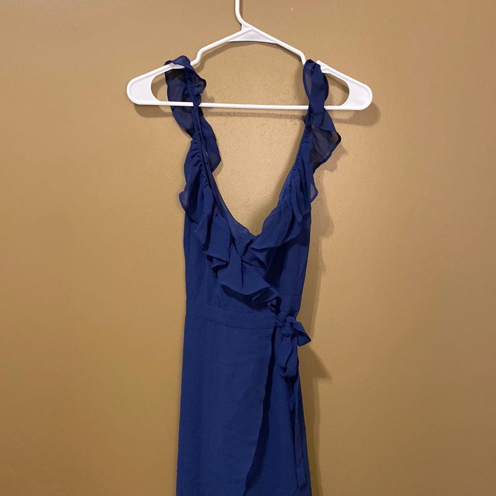 High low summer wrap dress